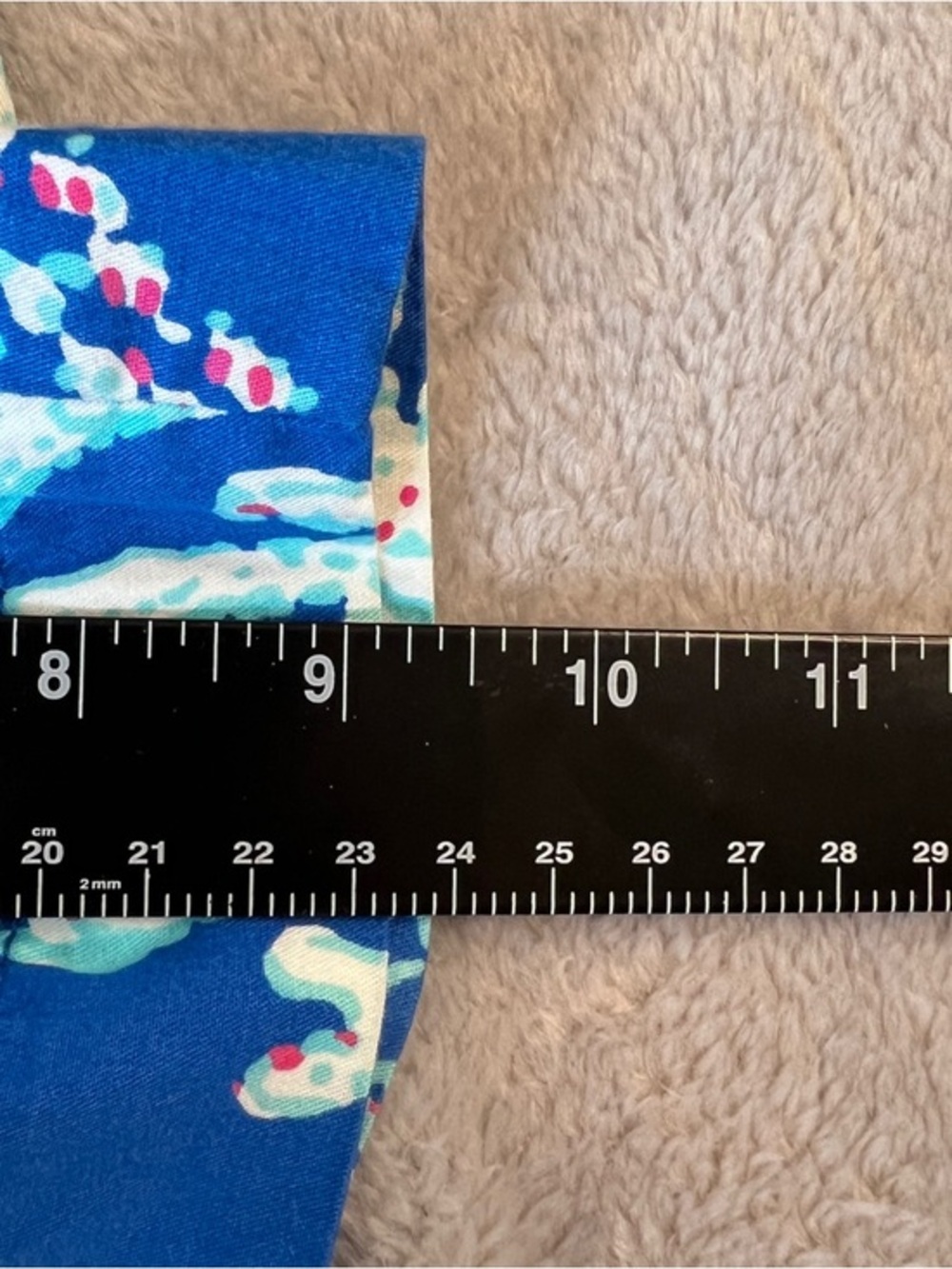 Lilly Pulitzer Blue Coral & Seaweed Chipper Flat-Front‎ Shorts 6 - Picture 6 of 9